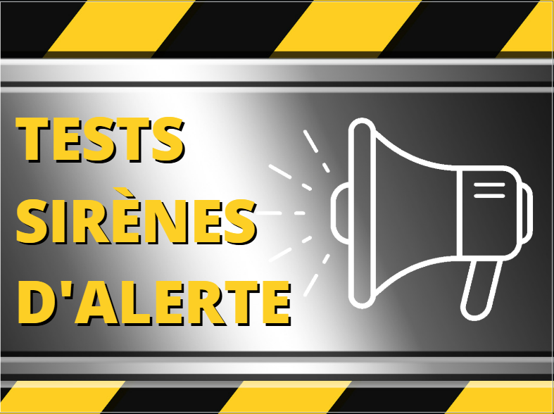 On teste nos sirènes d'alarme