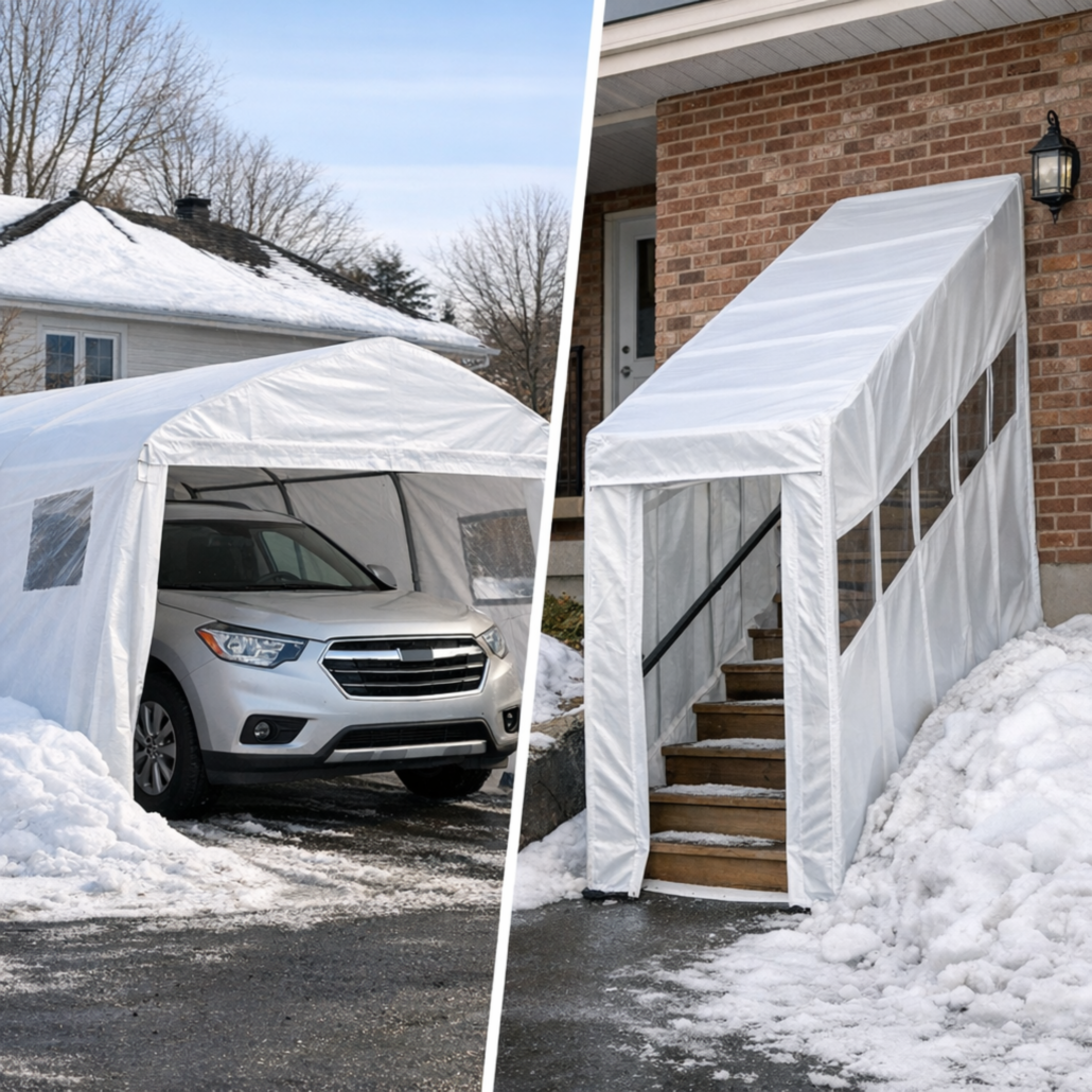 Retrait des abris d'hiver