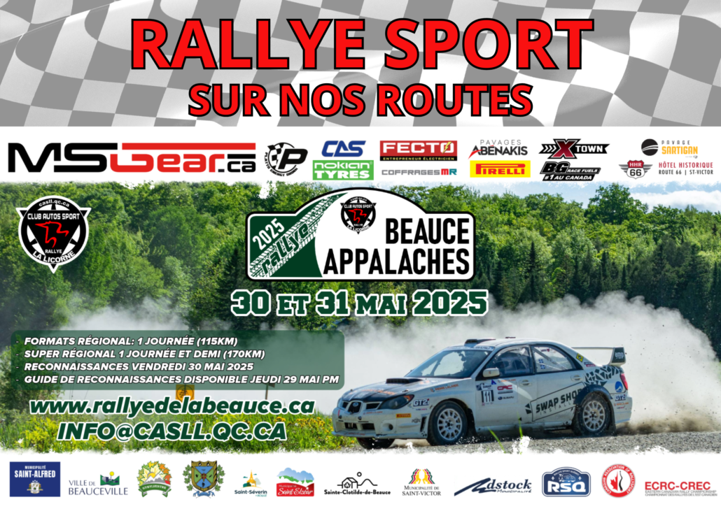 Rallye sport automobile 30 et 31 mai