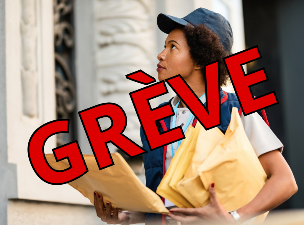 Correspondance et grève de Postes Canada