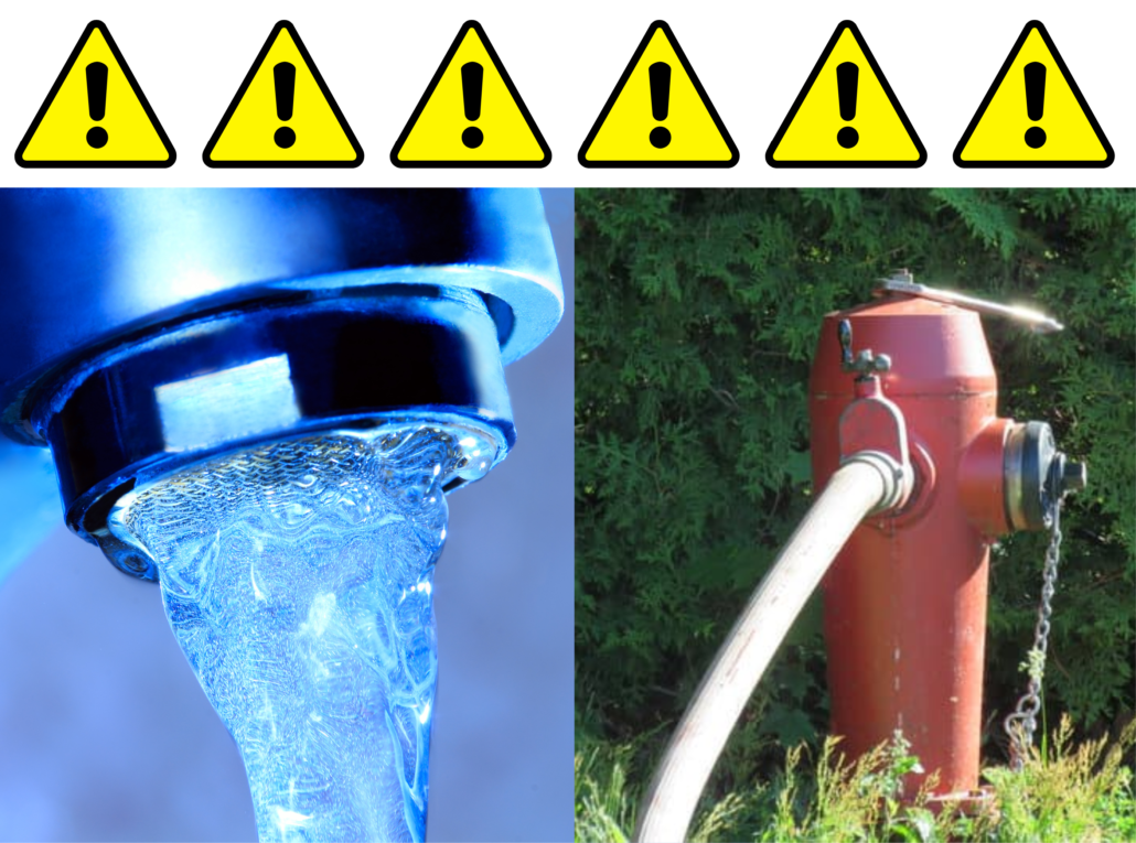 Avis pour rinçage du réseau d'aqueduc