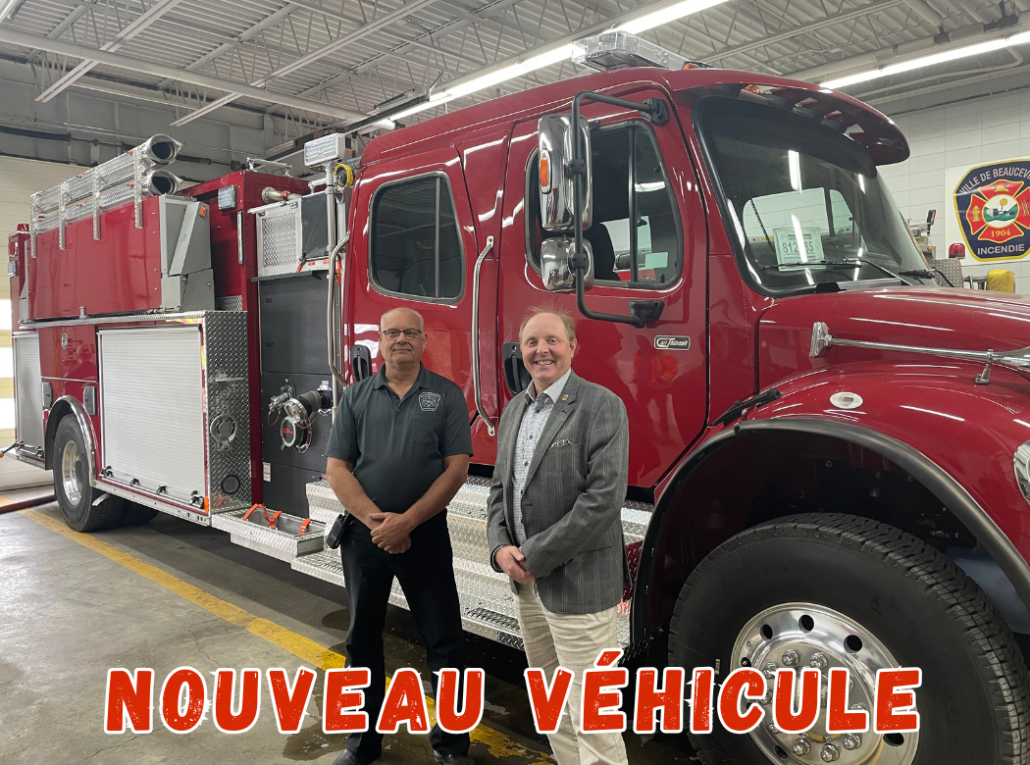 Nouveau camion autopompe au SSI !